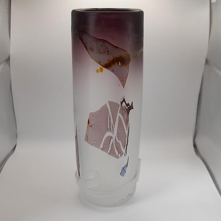 Vase du Val Saint Lambert. Signé et numéroté 504/650, Antiquités & Art, Antiquités | Verre & Cristal, Enlèvement