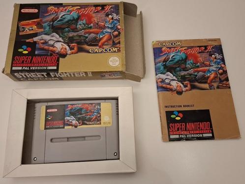 2x SNES Games CIB : Street Fighter 2 & Aguri F1, Games en Spelcomputers, Games | Nintendo Super NES, Gebruikt, Avontuur en Actie