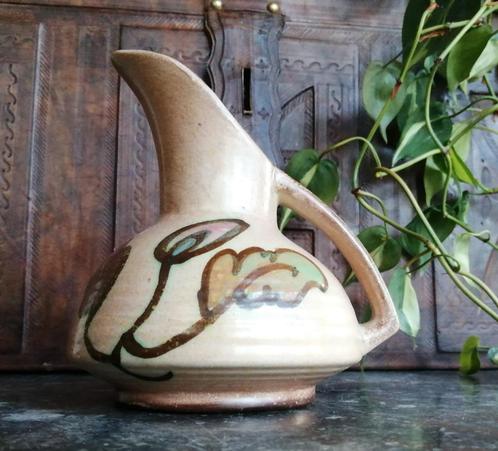 art deco vaas in keramiek, snavelkan, Antiek en Kunst, Curiosa en Brocante, Ophalen of Verzenden