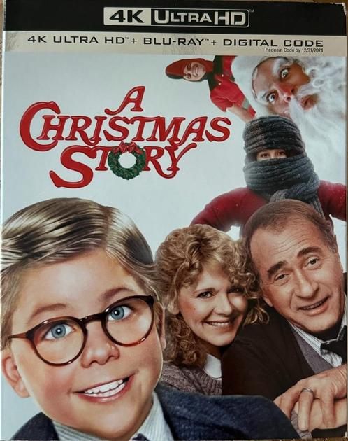 A Christmas Story (4K Blu-ray, US-uitgave), CD & DVD, Blu-ray, Comme neuf, Classiques, Enlèvement ou Envoi