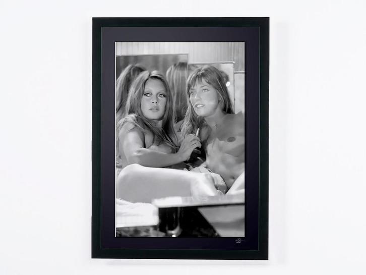 Iconisch Portret Bardot & Birkin – Gelimit. Fine Art (1/30), Antiek en Kunst, Kunst | Designobjecten, Ophalen of Verzenden