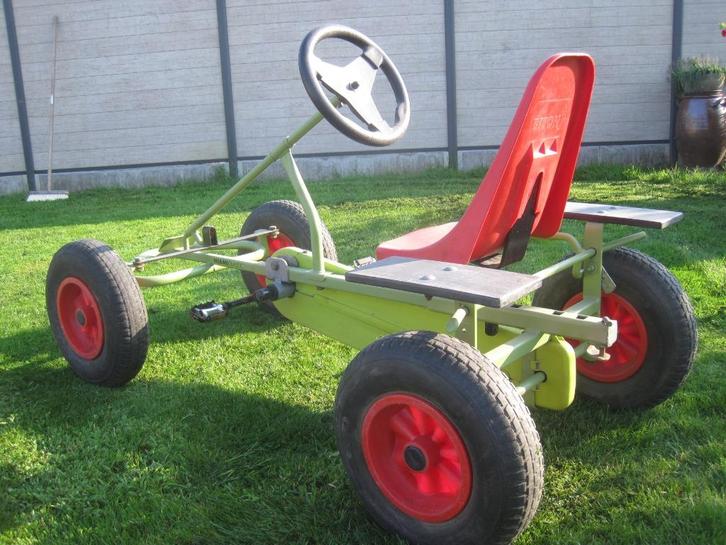 Gocart 'Bison', Kinderen en Baby's, Speelgoed | Buiten | Voertuigen en Loopfietsen, Gebruikt, Trapvoertuig, Ophalen