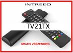 Vervangende afstandsbediening voor de TV21TX van INTREEO., Nieuw, Ophalen of Verzenden