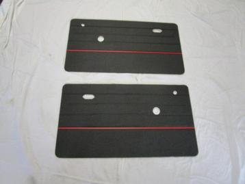 set deurpanelen zwart-rode lijn, KLASSIEKE MINI COOPER beschikbaar voor biedingen