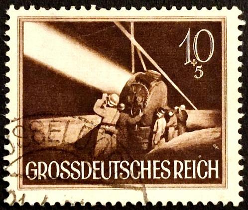 Grossdeutsches Reich: Eisenbahngeschütz 1944, Postzegels en Munten, Postzegels | Europa | Duitsland, Gestempeld, Overige periodes