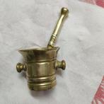 Antieke koperen vijzel + stamper, Antiek en Kunst, Antiek | Brons en Koper, Ophalen, Koper