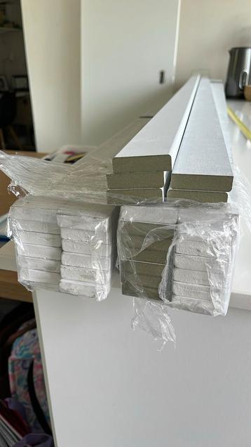 Deurlijsten/Chambranten/Plinten MDF vochtwerend grondlaag, Enlèvement, MDF, Plinthes