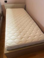 eenpersoonsbed-matras en extra onderbed, Comme neuf, 90 cm, Modern, Bois