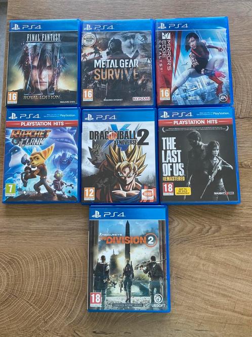 Divers jeux PlayStation 4, Games en Spelcomputers, Games | Sony PlayStation 4, Zo goed als nieuw, Ophalen of Verzenden