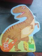 Puzzle dinosaures 100 pièces bois, Zo goed als nieuw, Van hout, 4 tot 6 jaar, Meer dan 50 stukjes