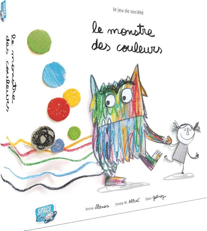 Neuf - Le Monstre des couleurs (Asmodee), Hobby en Vrije tijd, Gezelschapsspellen | Bordspellen, Nieuw, Ophalen of Verzenden