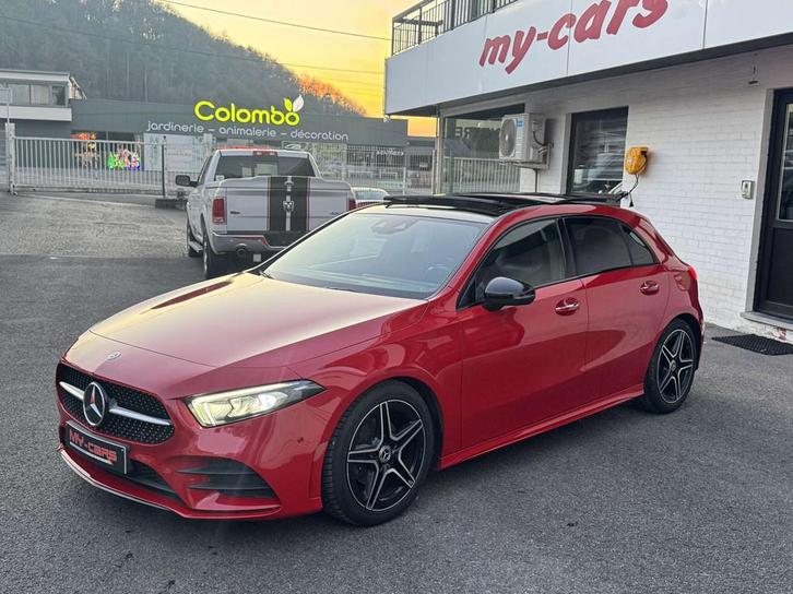 Mercedes-Benz A-Klasse 180 AMG AUT. PANO GPS CUIR XÉNON FUL, Auto's, Mercedes-Benz, Bedrijf, Te koop, A-Klasse, ABS, Achteruitrijcamera
