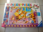 Puzzel van 90 stukjes Winnie DP 'puzzel in puzzel' (+5), Ophalen of Verzenden, Minder dan 500 stukjes, Gebruikt, Legpuzzel