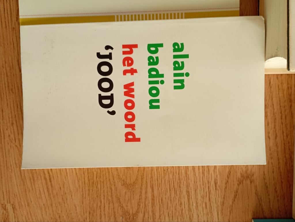 Badiou. Het woord Jood, Ophalen