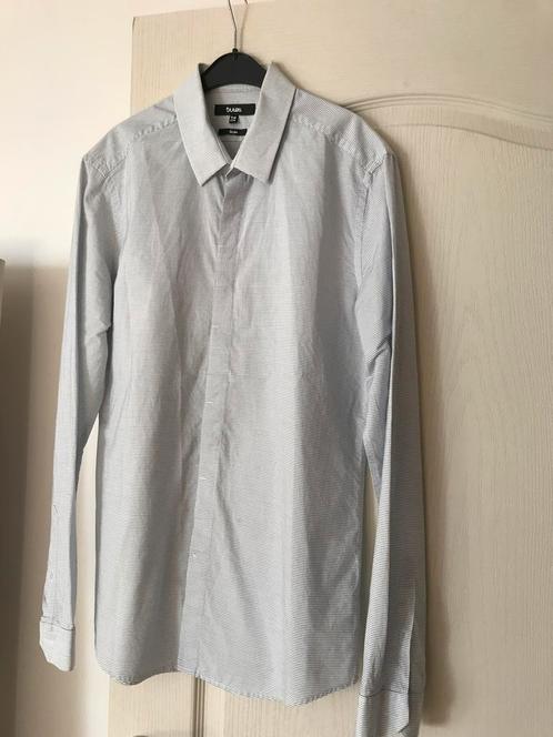Chemise longues manches, Kleding | Heren, Overhemden, Zo goed als nieuw, Blauw