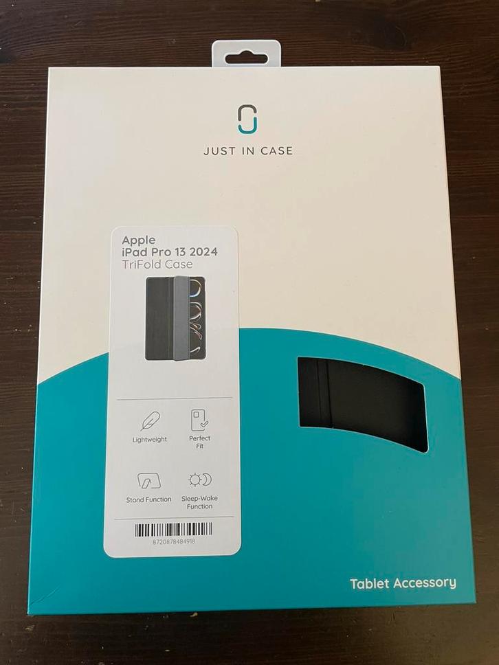 Just in Case Apple iPad Pro 13 2024 Case, Computers en Software, Apple iPads, Zo goed als nieuw, Apple iPad Pro, Zwart, Ophalen of Verzenden