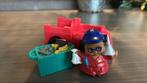 Vintage garagist met auto van little people, Ophalen of Verzenden, Gebruikt, Speelset
