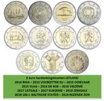 2 euro herdenkingsmunten Letland, Verzenden, 2 euro