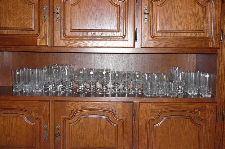 60 delig glasservies  Luminarc + 6 whisky +14 reserve glazen, Verzamelen, Glas en Drinkglazen, Zo goed als nieuw, Ophalen