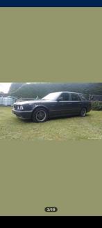 BMW 525 TDS UIT 1994, Auto's, BMW, Achterwielaandrijving, Zwart, Lederen bekleding, Leder