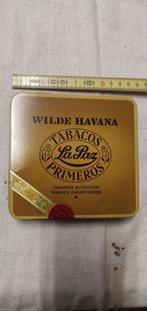 Boîte à cigares en métal Wild Havana, Comme neuf, Boite à tabac ou Emballage, Enlèvement
