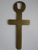 Ancienne croix relique religieuse en bronze, vers 1750 - 180, Collections, Religion, Utilisé, Enlèvement ou Envoi, Christianisme | Catholique