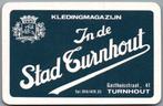 speelkaart - LK13903 - kleding Stad Turnhout, Verzamelen, Speelkaarten, Jokers en Kwartetten, Ophalen of Verzenden, Zo goed als nieuw