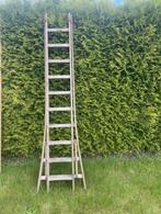Stevige houten ladder, Doe-het-zelf en Bouw, Ladders en Trappen, 2 tot 4 meter, Ladder, Opvouwbaar of Inschuifbaar, Zo goed als nieuw
