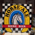 HORSE-ALE reclame voor plastic, Verzamelen, Biermerken, Ophalen of Verzenden, Gebruikt, Reclamebord, Plaat of Schild, Overige merken