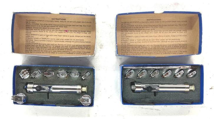 Pinstriping tool kits BEUGLER., Auto diversen, Autogereedschap, Zo goed als nieuw, Ophalen of Verzenden
