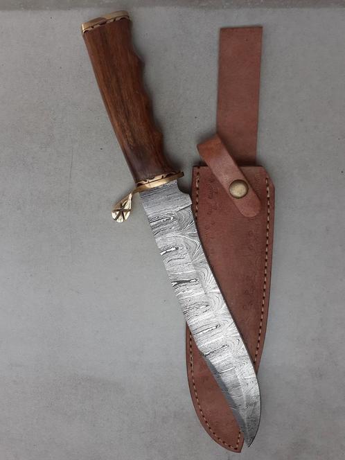 Damascus bowie, Verzamelen, Militaria | Algemeen, Ophalen of Verzenden