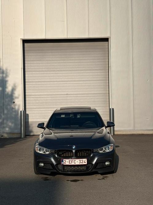 BMW F30 320D M-paket, Auto's, BMW, Particulier, 3 Reeks, Diesel, Euro 5, 5 deurs, Handgeschakeld, Zilver of Grijs, Zwart, Leder