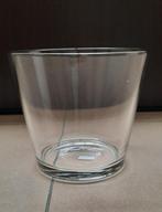 vaas - pot glas, Huis en Inrichting, Ophalen, Zo goed als nieuw, Glas, Minder dan 50 cm
