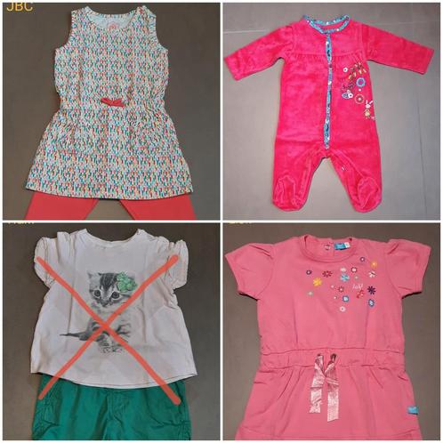 Pakket meisjeskleding: maat 80, Kinderen en Baby's, Babykleding | Maat 80, Gebruikt, Setje, Ophalen of Verzenden