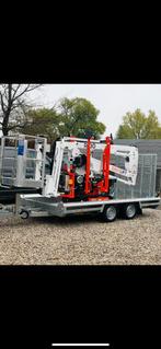 Spinhoogwerker met aanhangwagen, Ophalen