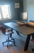 Design tafel (kleur grafiet/bruin/zwart), Huis en Inrichting, Tafels | Eettafels, Ophalen