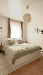Malm bed 180x200 incl. lattenbodems en 2x bedlade (2x100cm), Ophalen, Zo goed als nieuw, Tweepersoons