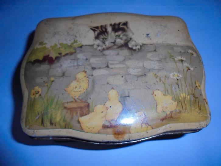 Antiek blikje, Verzamelen, Blikken, Gebruikt, Overige, Overige merken, Ophalen of Verzenden