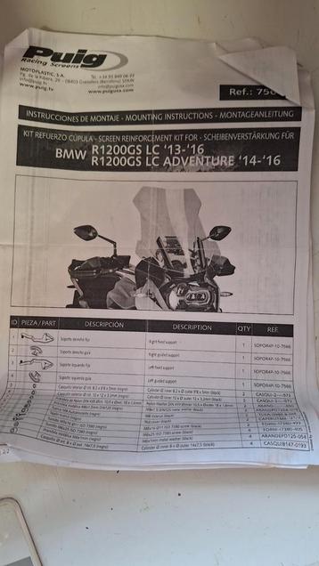 Windscherm BMW 1200 GSA beschikbaar voor biedingen