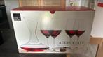 Décanteur vin + 4 verres, Huis en Inrichting, Keuken | Servies, Nieuw, Glas of Glazen