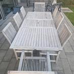 Tuintafel en stoelen in teck van het merk ventura, Ophalen, Gebruikt