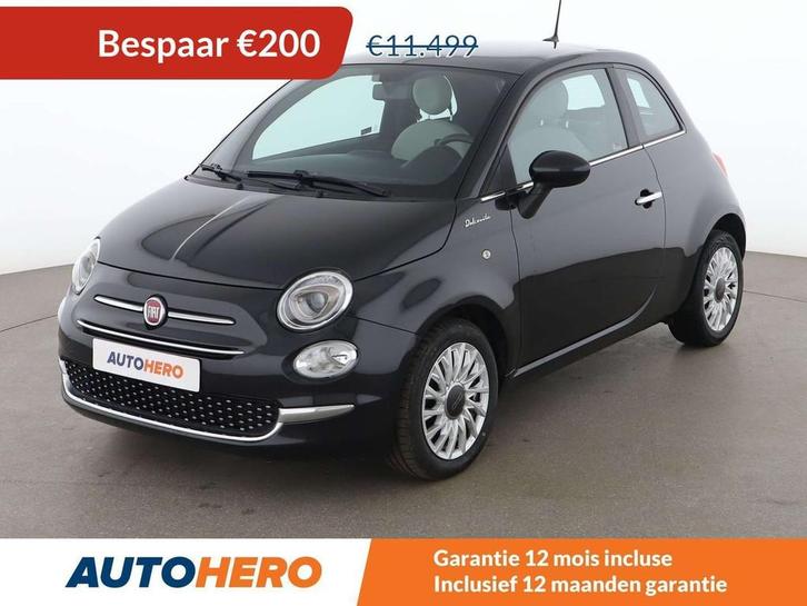 Fiat 500 1.0 Mild-Hybrid Dolcevita (bj 2021), Auto's, Fiat, Te koop, ABS, Airbags, Airconditioning, Bluetooth, Boordcomputer, Centrale vergrendeling