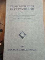 De bedrijfsraden  Duitschland 1932 uitgave Excelsior Brugge, Antiek en Kunst, Ophalen of Verzenden