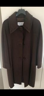 Bruine lange jas MaxMara met raglan mouw, Kleding | Dames, Bruin, Maat 42/44 (L), Zo goed als nieuw, Ophalen