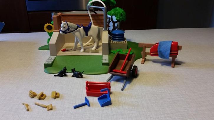 Playmobil 4193 Box de lavage à cheval, Kinderen en Baby's, Speelgoed | Playmobil, Gebruikt, Los Playmobil, Ophalen