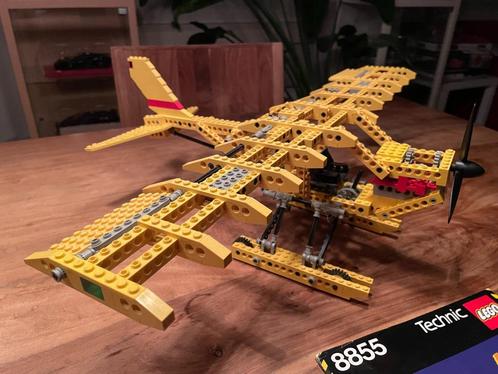 lego technic 8855 prop plane, Kinderen en Baby's, Speelgoed | Duplo en Lego, Zo goed als nieuw, Lego, Complete set, Ophalen of Verzenden