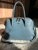 Scapa lichtblauwe lederen hand-schouder/tas, Handtassen en Accessoires, Tassen | Damestassen, Ophalen, Zo goed als nieuw, Blauw