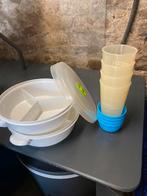 2 plats de conservation compartimentés, Maison & Meubles, Cuisine| Tupperware, Comme neuf