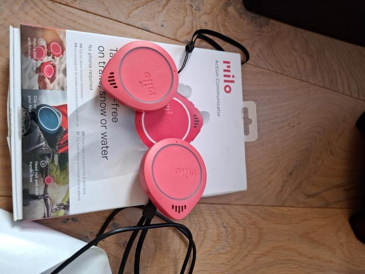 2x Milo action communicator hansfree walkie talkie, Telecommunicatie, Portofoons en Walkie-talkies, Nieuw, Portofoon of Walkie-talkie