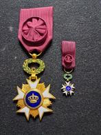 Officier de l'ordre de la couronne, Enlèvement ou Envoi, Autres, Ruban, Médaille ou Ailes